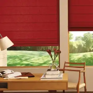 Business Bay home office Romex blinds