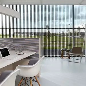 Emirates Hills modern office blinds