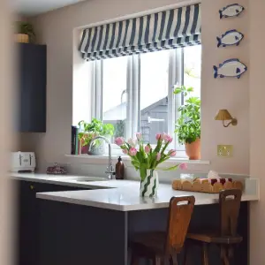 Modern Al Jaddaf kitchen Romex blinds