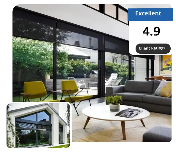 Outdoor blinds for patio shade