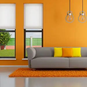 Romex blinds for Emirates Hills living room